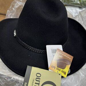 Outback Trading Company~1307 Shy Game~Wool Tassy Crusher~Size Large~Western Hat